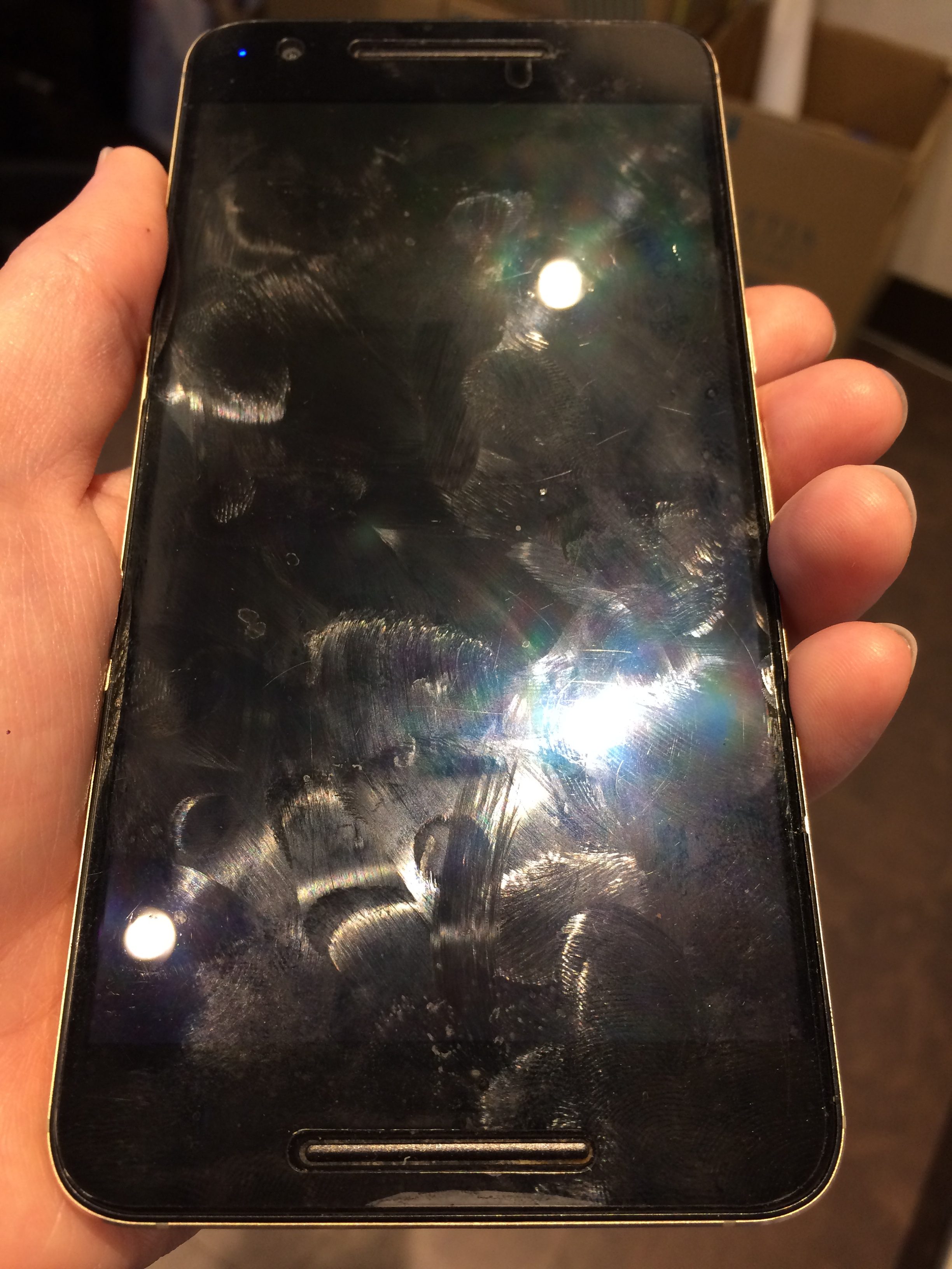 急に真っ暗 画面が映らない Nexus 6p画交換修理 Xperia Galaxy Zenfone Huawei Nexus修理のアンドロイドホスピタル