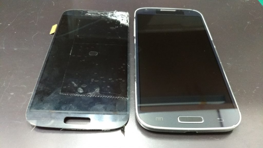 Galaxy s4の画面修理もまだまだ受付しております