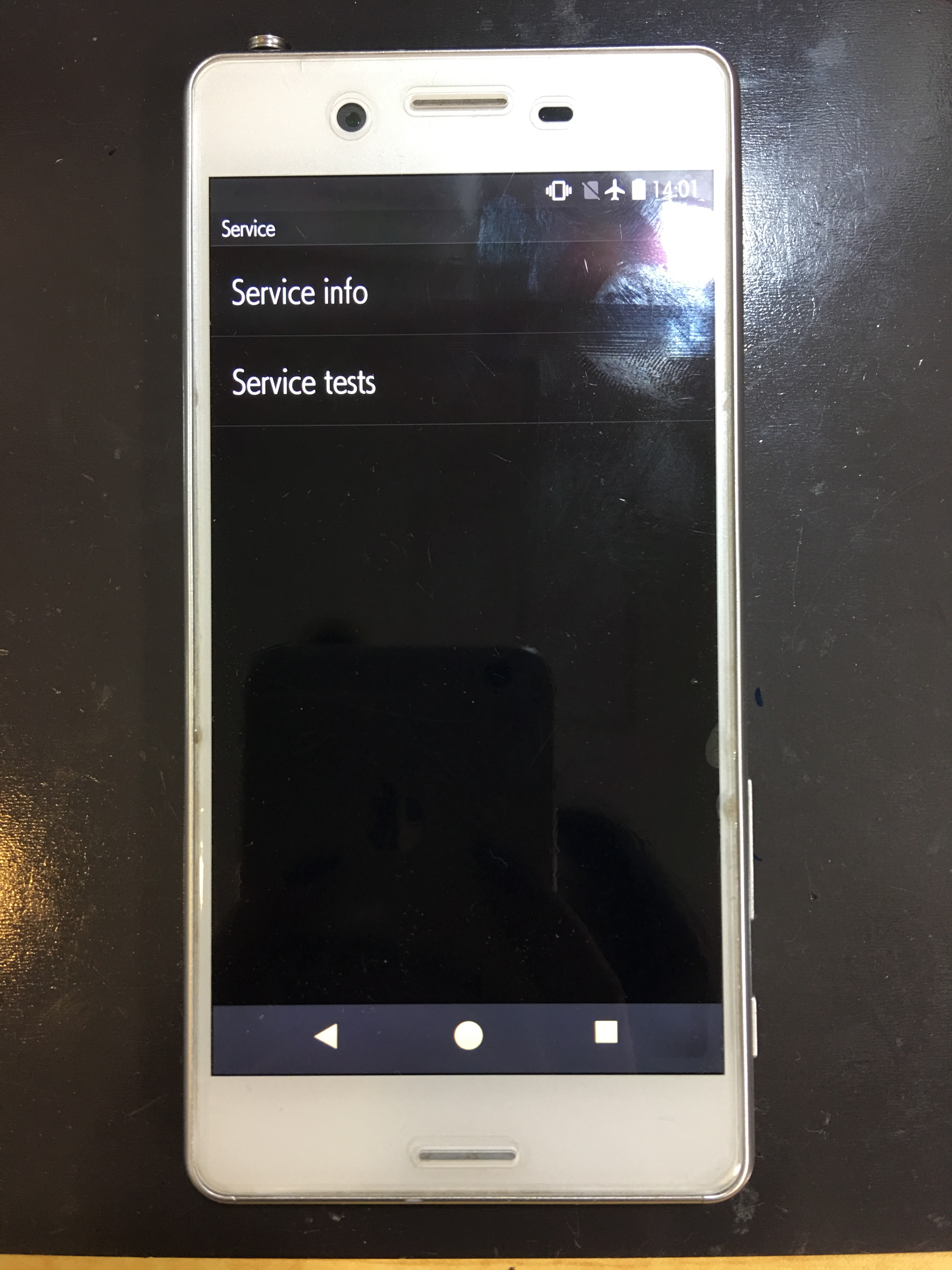 Xperiaの動作確認はテストモードで Xperia Galaxy Zenfone Huawei Nexus修理のアンドロイドホスピタル
