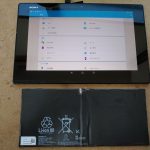 Xperiaタブレット　バッテリー交換