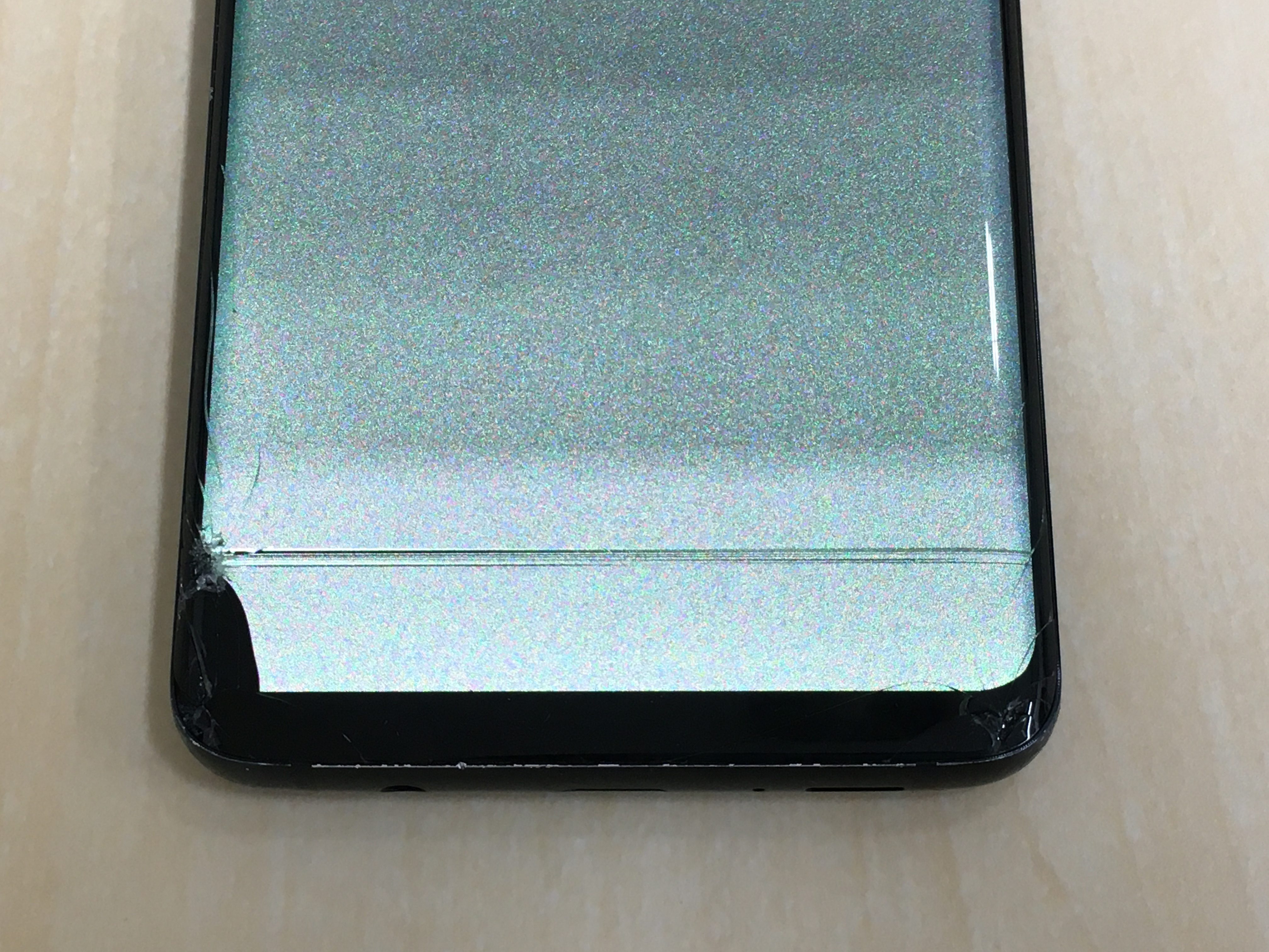 割れて画面が見れなくなったgalaxy S9 データが欲しい Xperia Galaxy Aquos Zenfone Huawei修理のアンドロイドホスピタル