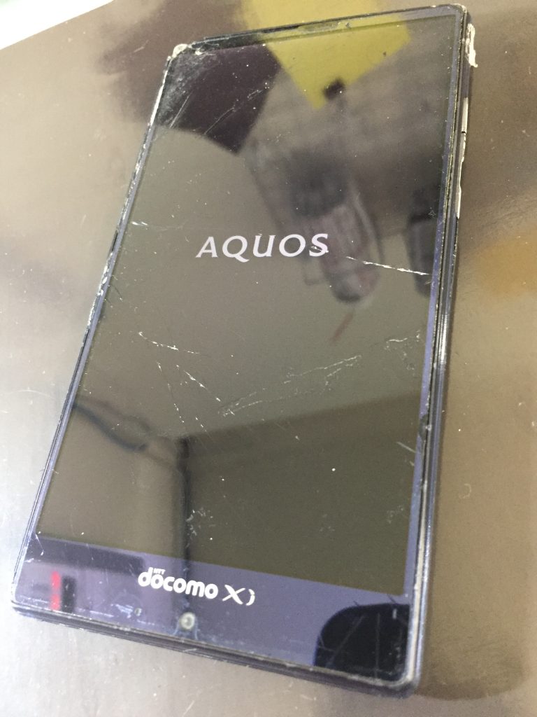 AQUOS　ZETA 基板移植　画面修理　タッチ　ガラス