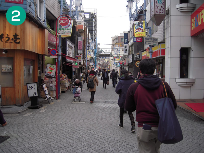 店舗までの道のり2
