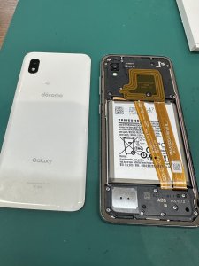 GalaxyA21 充電不良 鶴見