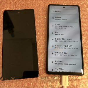 修理後pixel6a