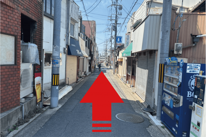 店舗までの道のり3