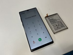 Galaxy Note10+　電池交換　横浜元町中華街