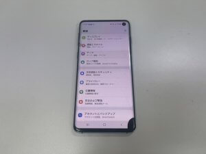 Galaxy S10 液晶画面交換　修理前　横浜　関内