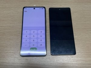 新しい画面パネルへ交換され綺麗に表示されるようになったPixel7a